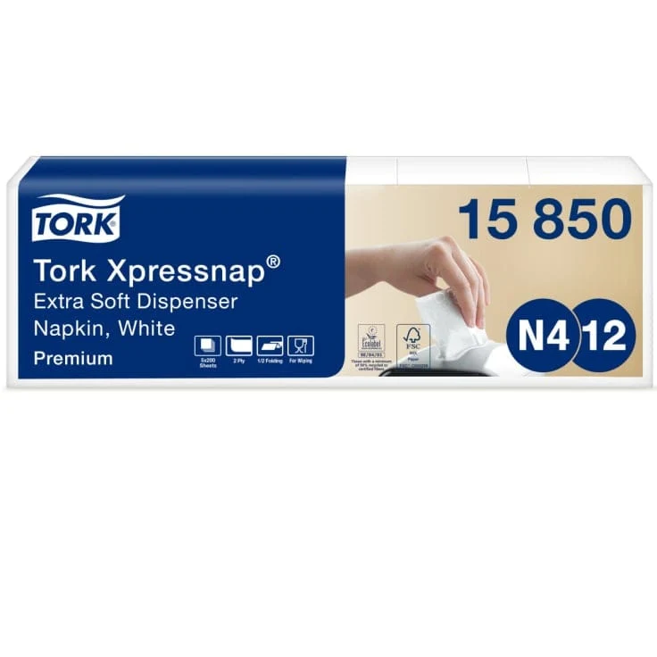 Tork Xpressnap Extra Soft Spenderserviette N4 2-lagig, weiß
