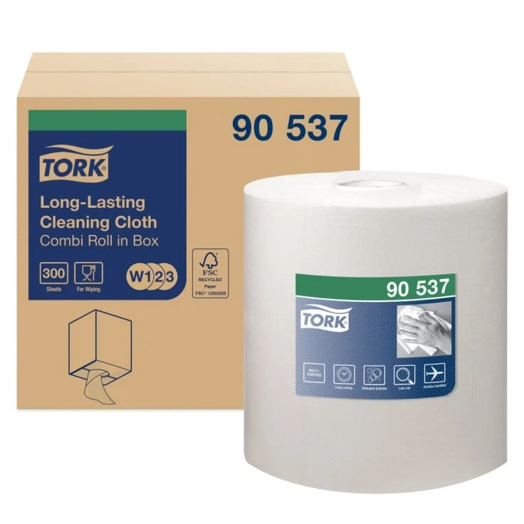 Tork Langlebige Reinigungstücher Premium W1/W2/W3 1-lagig