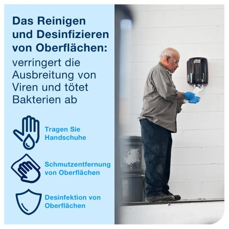 Tork Langlebige Reinigungstücher Premium W1/W2/W3 1-lagig