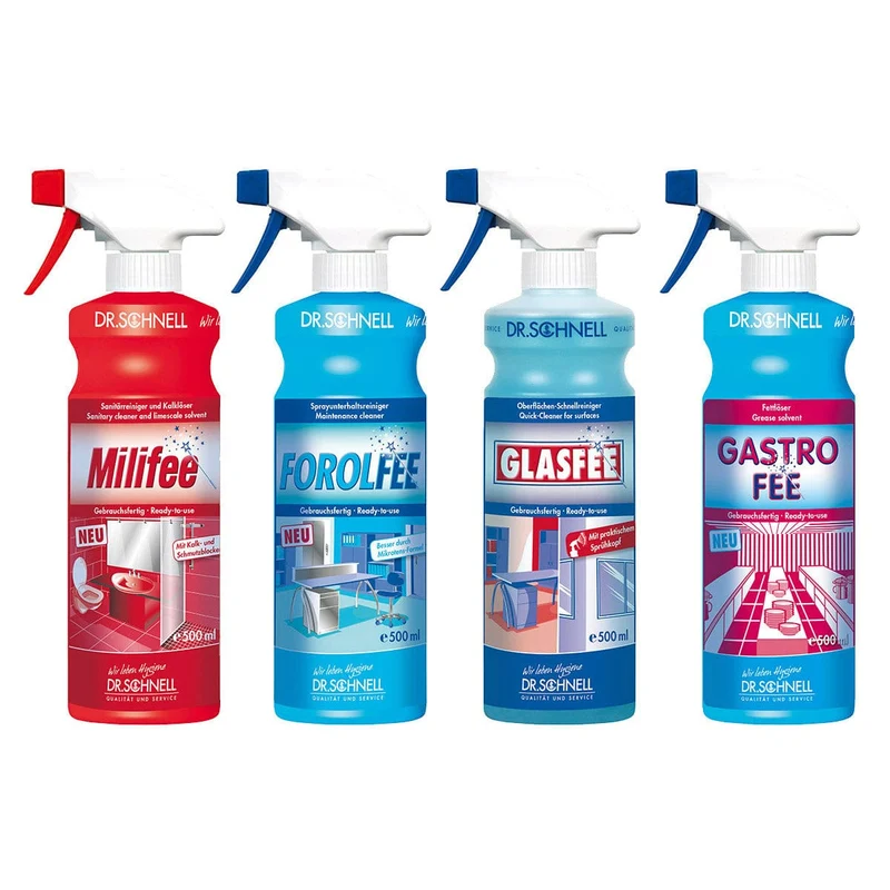 Dr. Schnell Die magischen 4 Sprayreiniger-Set 4 x 500 ml