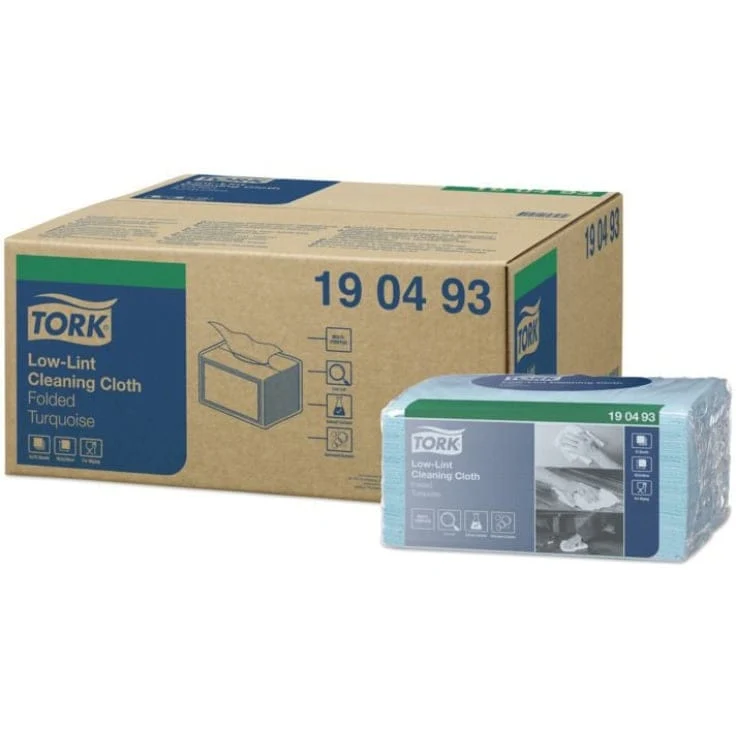 Tork Fusselarme Reinigungstücher Premium W8 1-lagig, türkis
