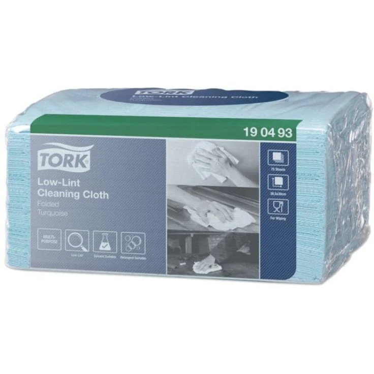 Tork Fusselarme Reinigungstücher Premium W8 1-lagig, türkis