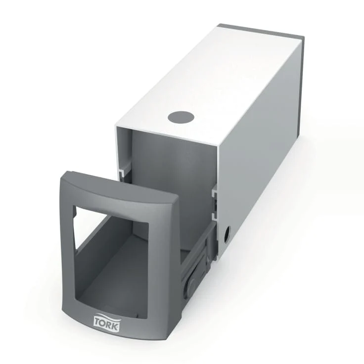 Tork Fastfold Thekenspender N2 aluminium/grau