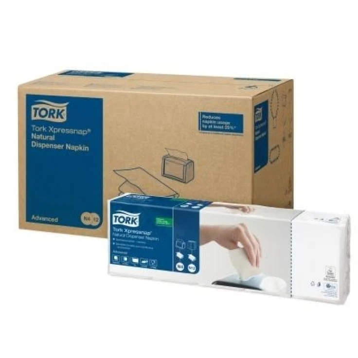 Tork Xpressnap Spenderserviette N4 natur 1-lagig, 21,3 x 33 cm
