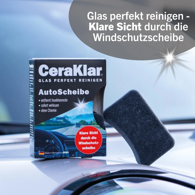 abrazo CeraKlar AutoScheibe Schwamm