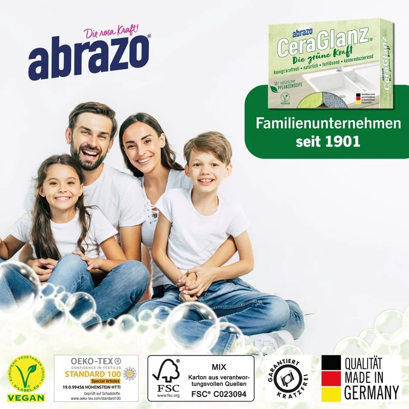 CeraGlanz Die grüne Kraft Küchenschwamm
