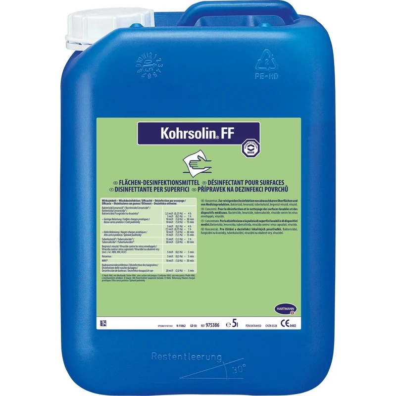 Kohrsolin FF Formaldehydridfreie Flächendesinfektion