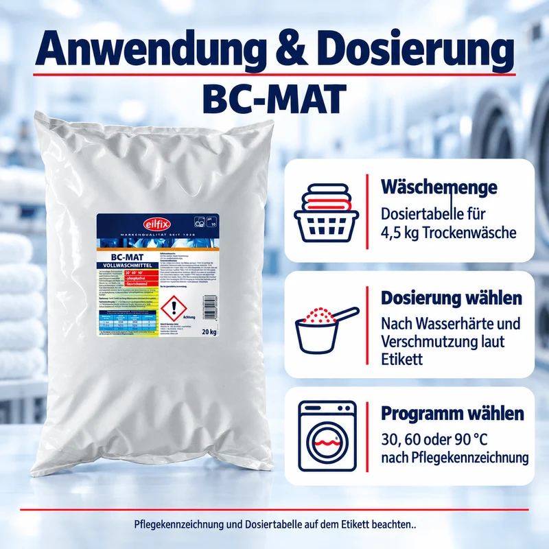 EILFIX BC-MAT Universalwaschpulver 30-60-90°