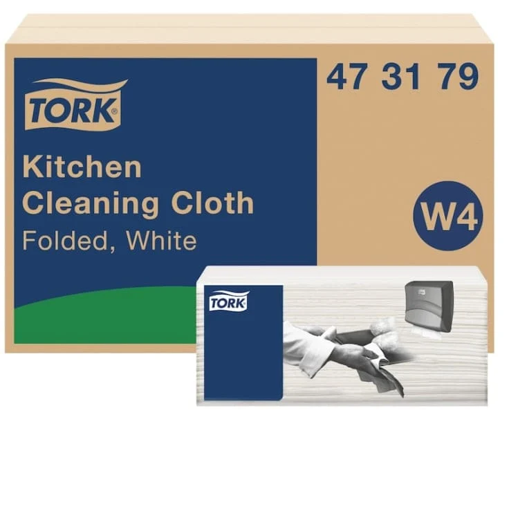 Tork Küchen Reinigungstuch Premium W4 1-lagig, weiß