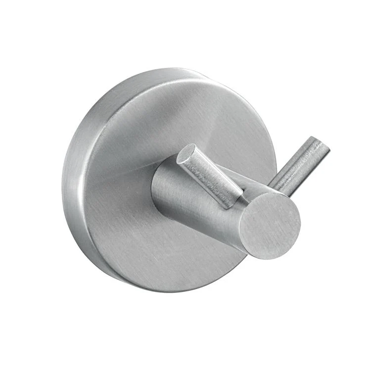 wandhaken duo bosio edelstahl matt