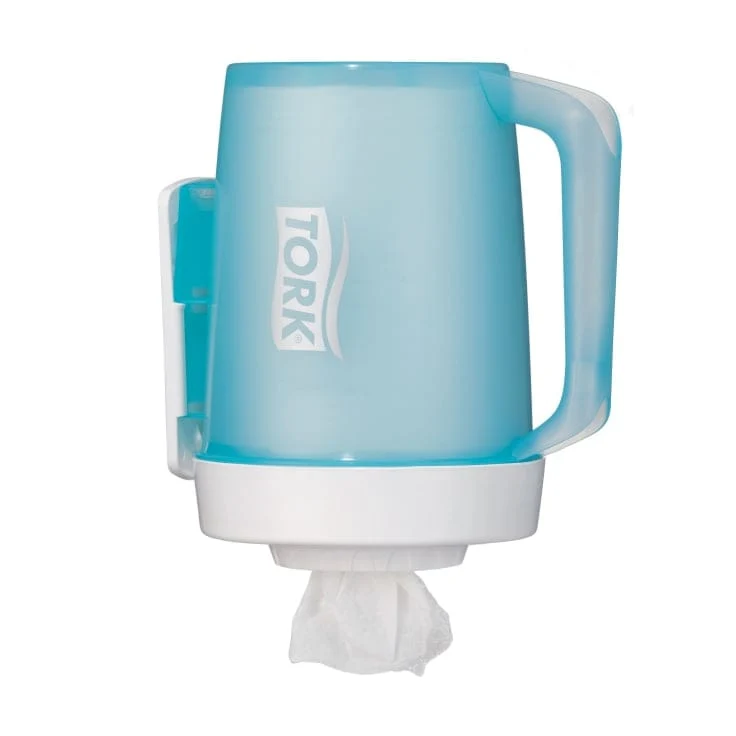 Tork Mini Innenabrollungsspender M1 weiß/türkis