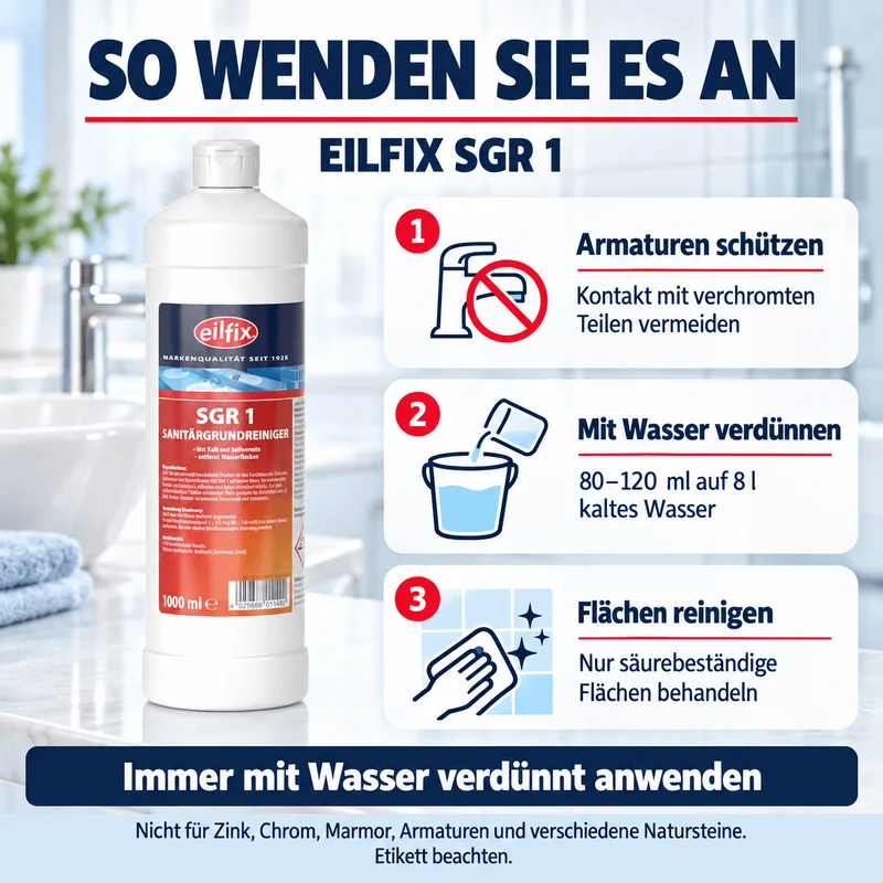 EILFIX SGR 1 Sanitärgrundreiniger