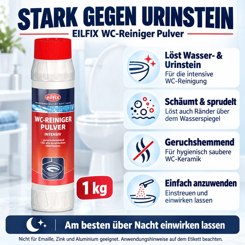 EILFIX WC REINIGER PULVER Sanitärgrundreiniger
