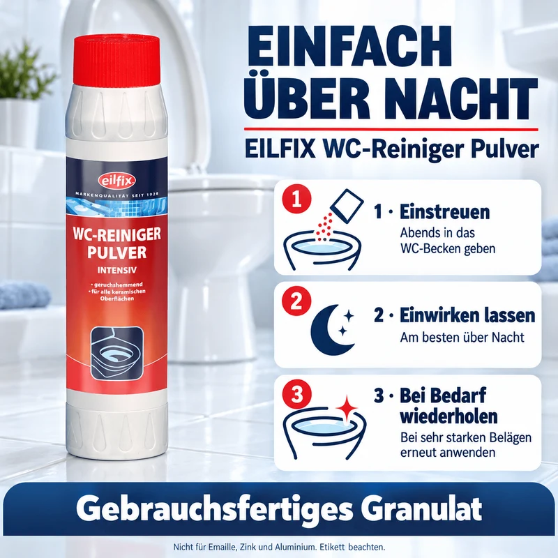 EILFIX WC REINIGER PULVER Sanitärgrundreiniger
