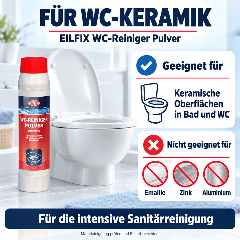 EILFIX WC REINIGER PULVER Sanitärgrundreiniger