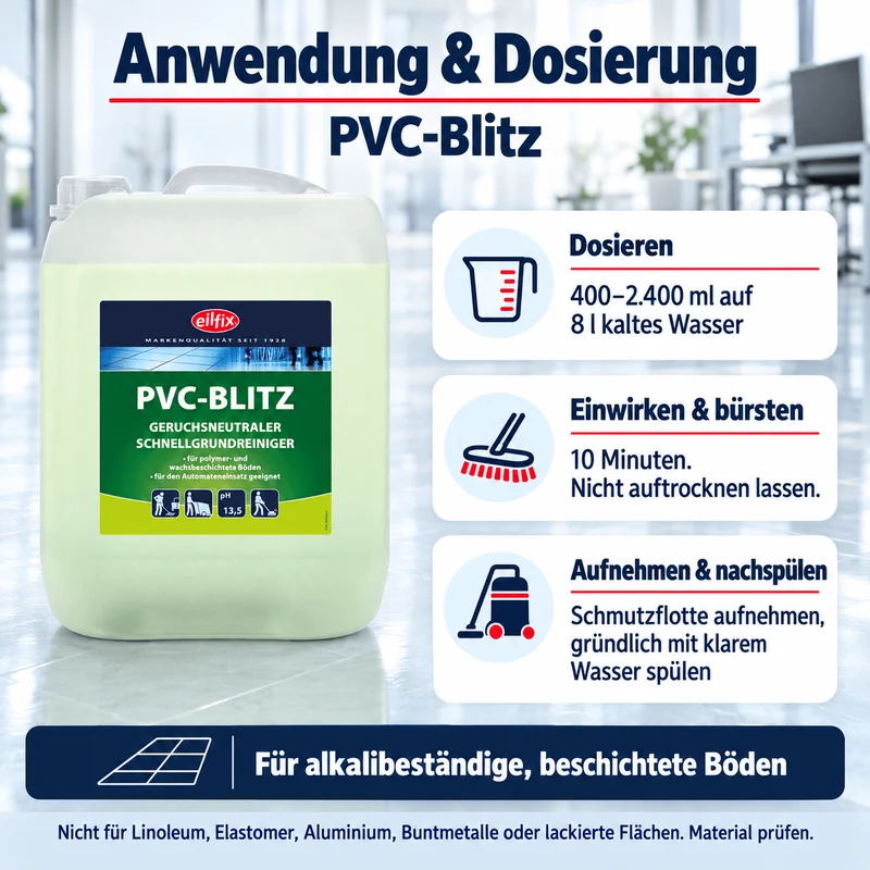 EILFIX PVC-BLITZ Geruchsneutraler Schnellgrundreiniger