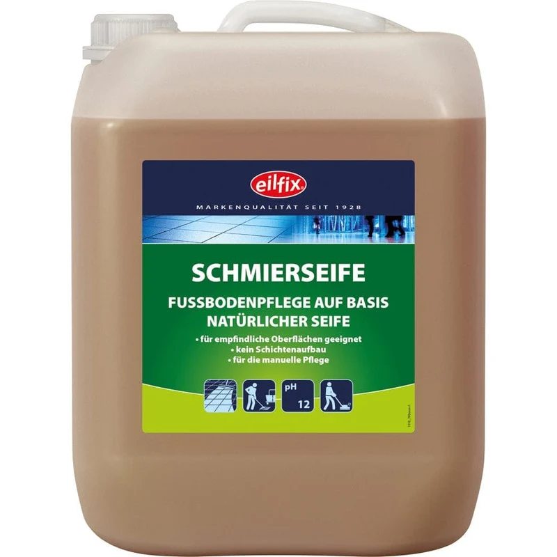EILFIX Schmierseife flüssig – Fußbodenpflege, natürliche Seife, seidenmatt
