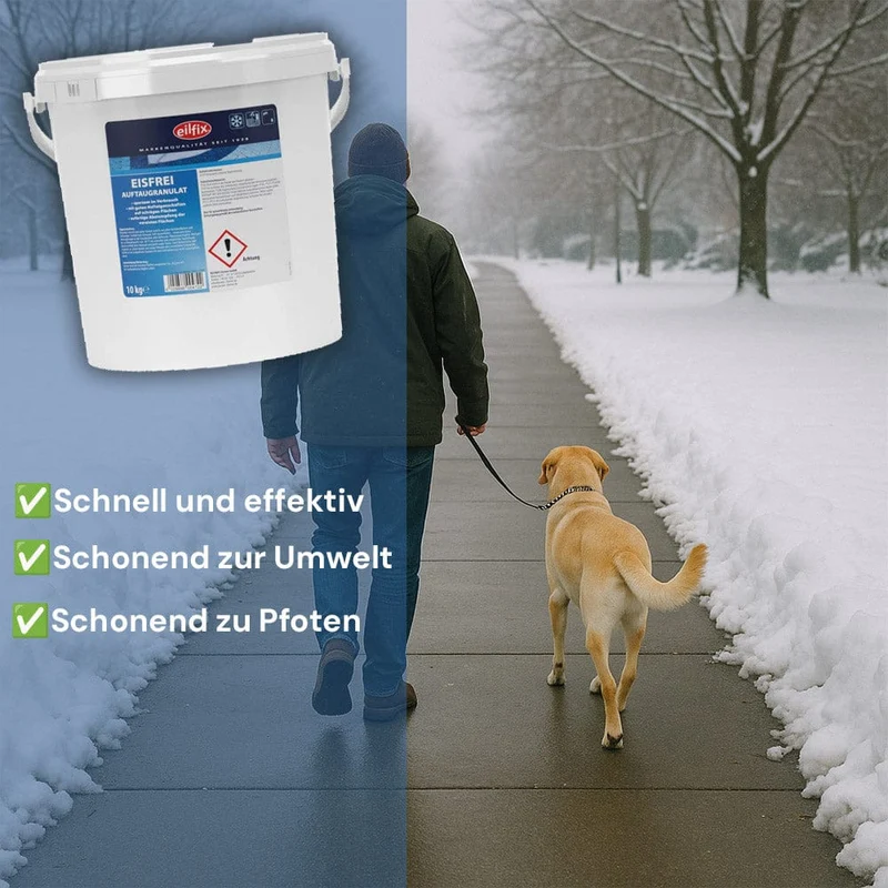 Eilfix Eisfrei Auftaugranulat – Effektive Enteisung ohne Salz