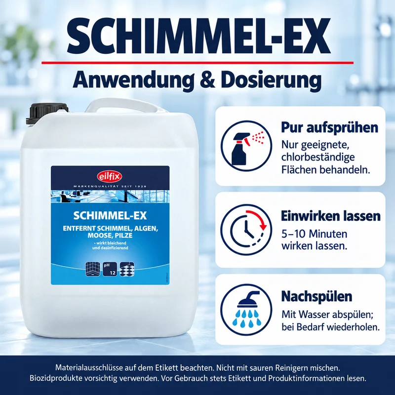EILFIX SCHIMMEL-EX Schimmelentferner mit Aktivchlor