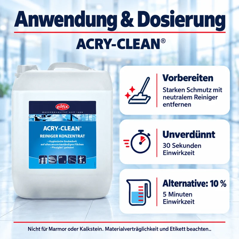 EILFIX ACRY CLEAN Solarienreiniger Konzentrat