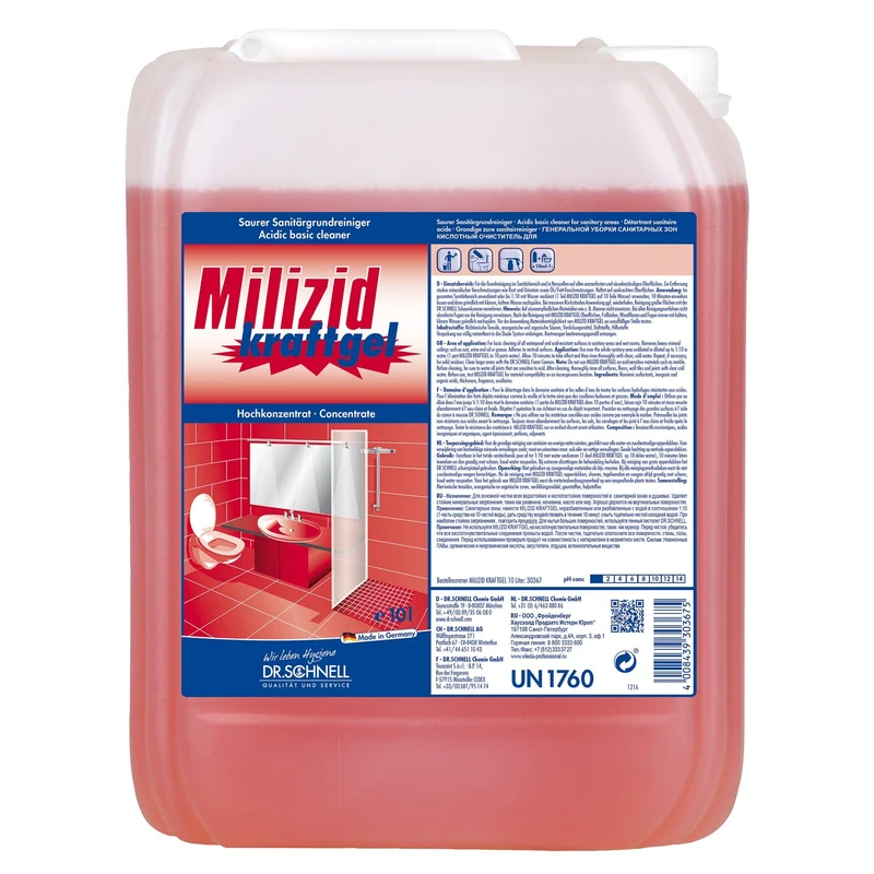 Dr. Schnell Milizid Kraftgel saurer Sanitärgrundreiniger