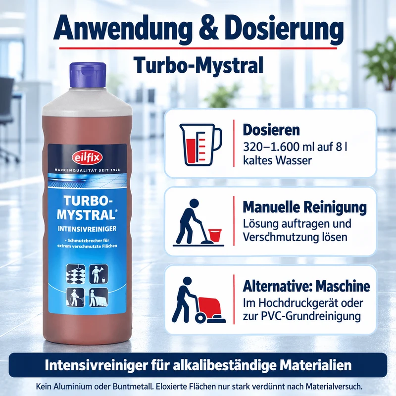 EILFIX TURBO-MYSTRAL Intensivreiniger für Kunststoffe und PVC-Böden