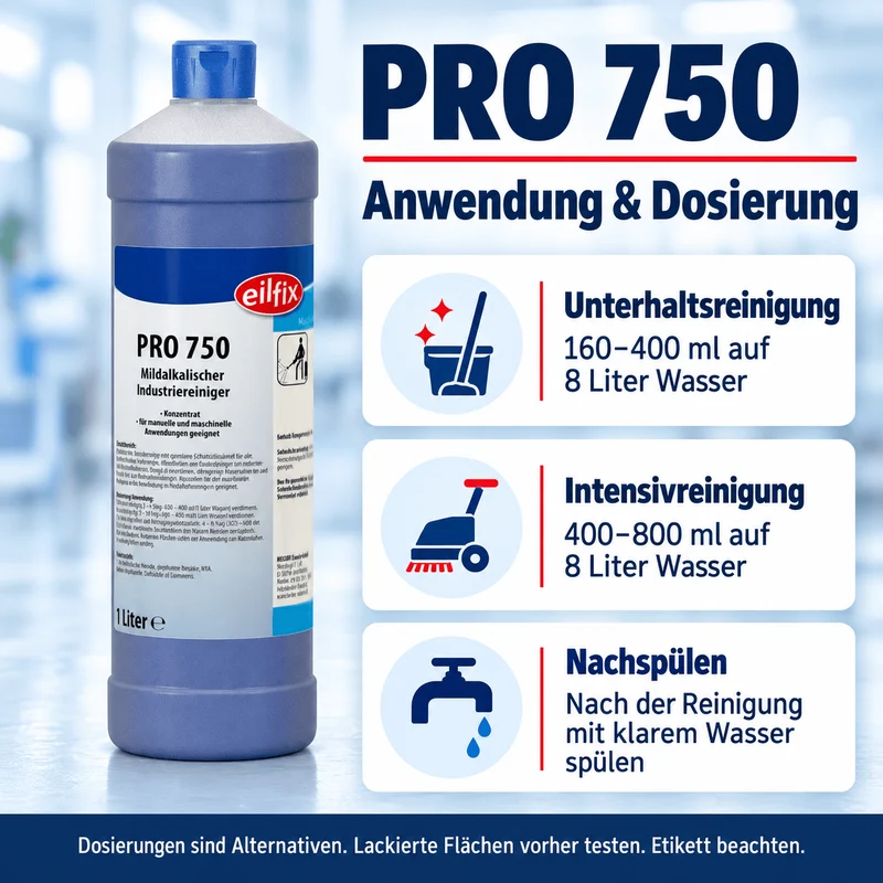 EILFIX PRO 750 Industriereiniger mildalkalisch
