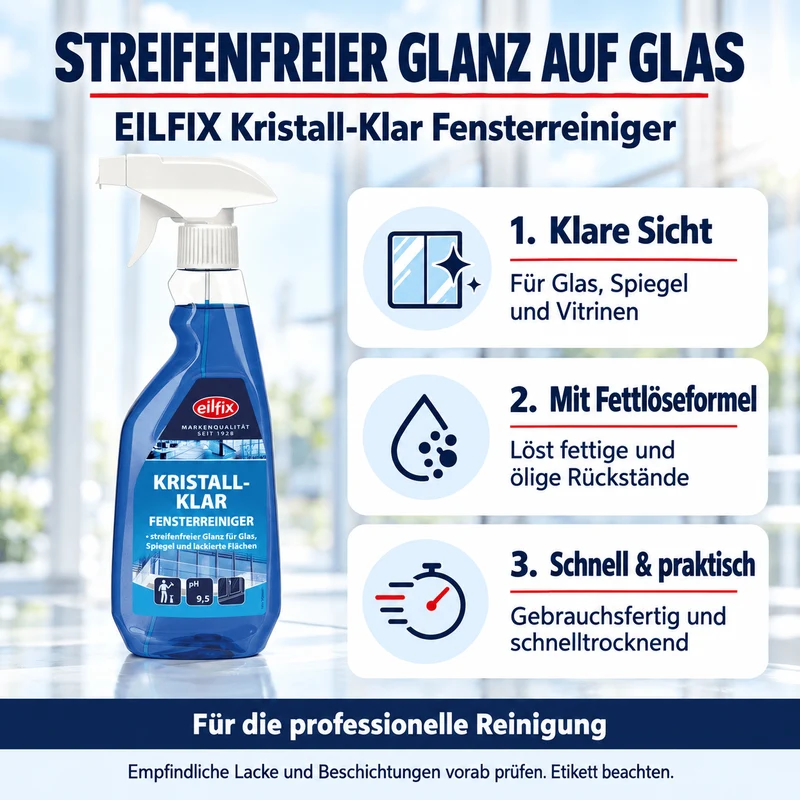 EILFIX KRISTALL-KLAR Fensterreiniger