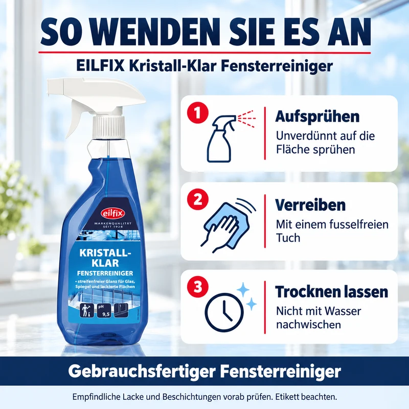 EILFIX KRISTALL-KLAR Fensterreiniger