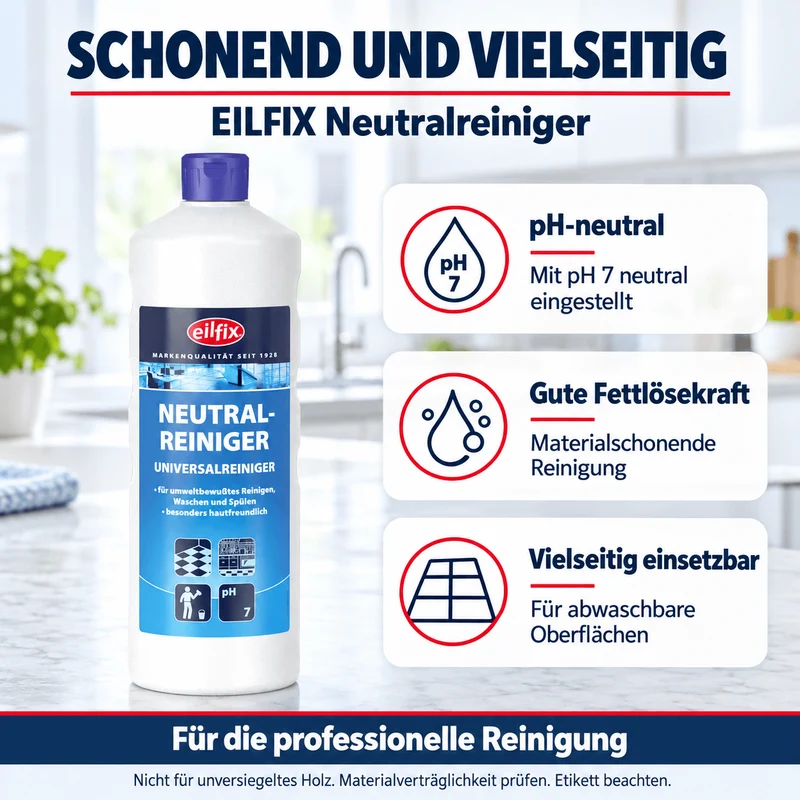 EILFIX NEUTRALREINIGER – Der umweltschonende Universalreiniger für alle Oberflächen