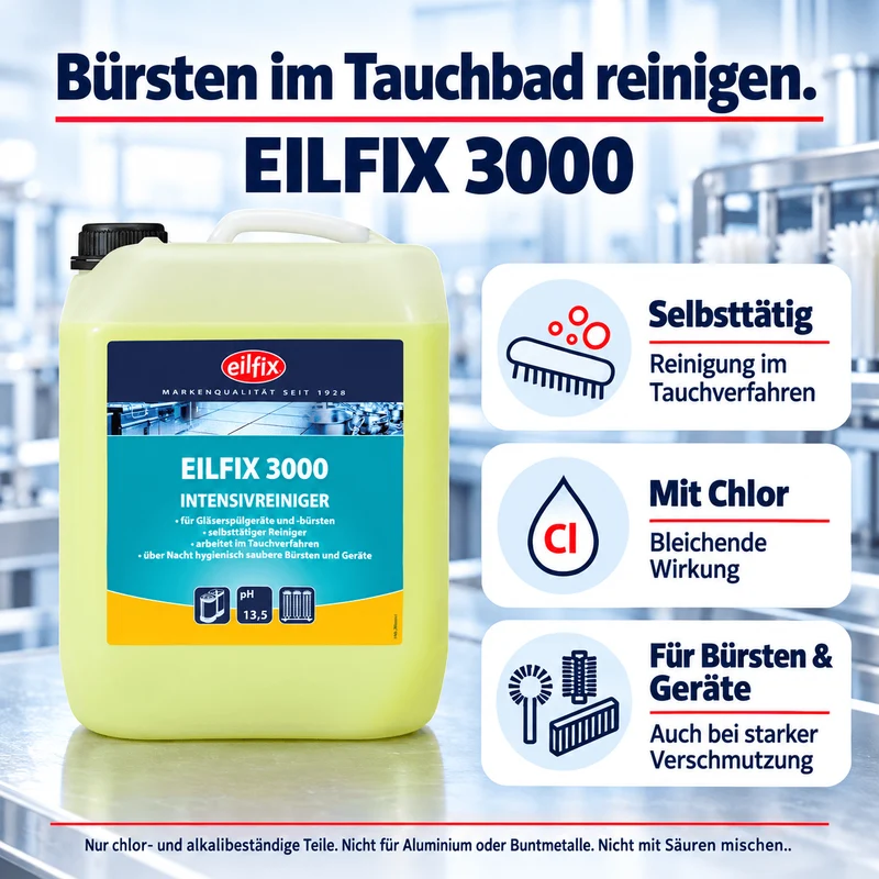EILFIX 3000 Intensivreiniger für Gläserspülgeräte und Bürsten