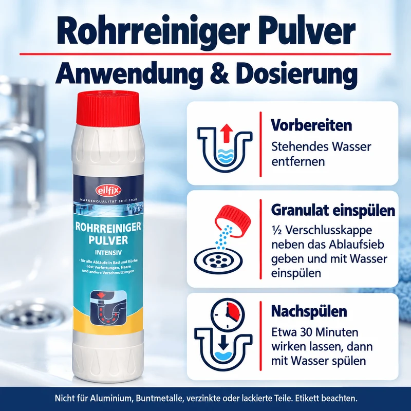 EILFIX ROHRREINIGER PULVER Hochkonzentriert