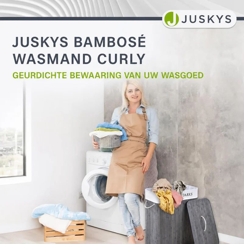 Bambus Wäschekorb Curly