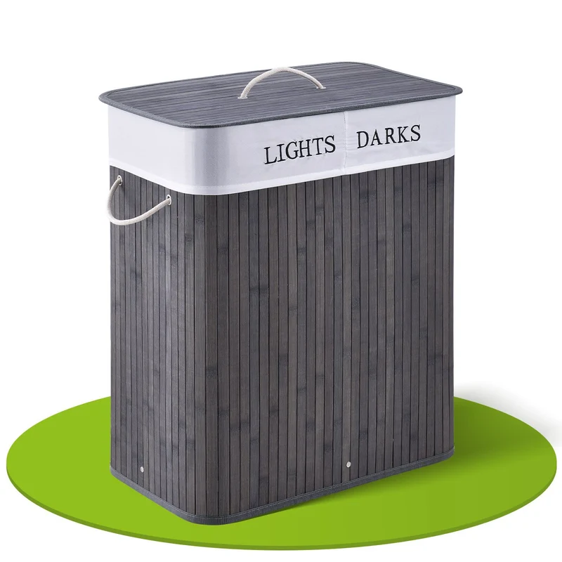 Bambus Wäschekorb Curly