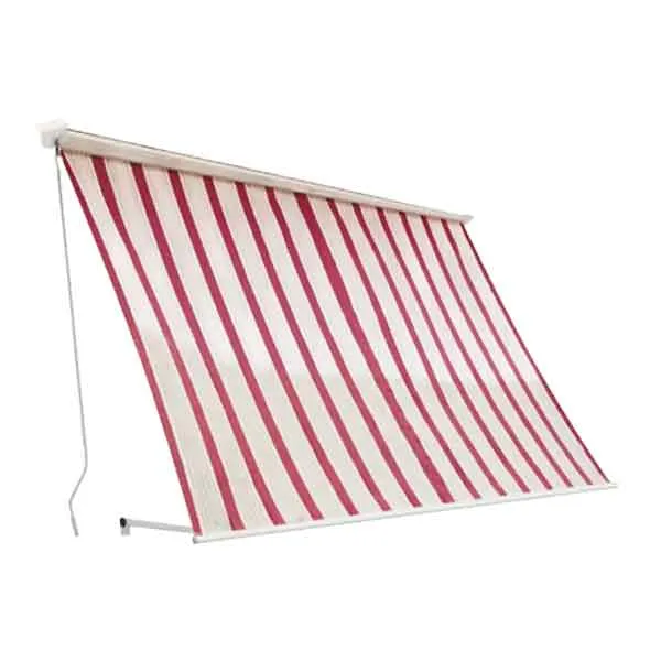 Tenda da sole a caduta con cassone 300x250 cm - colore Giallo/Bianco