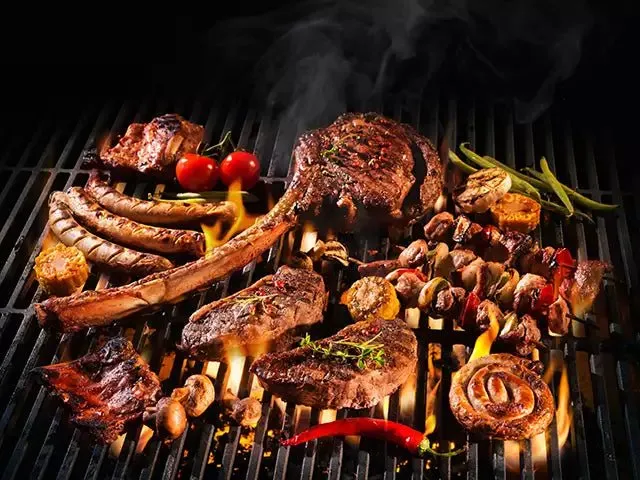 Barbecue a carbonella Miami Cardinale 43,7x44x71 h cm