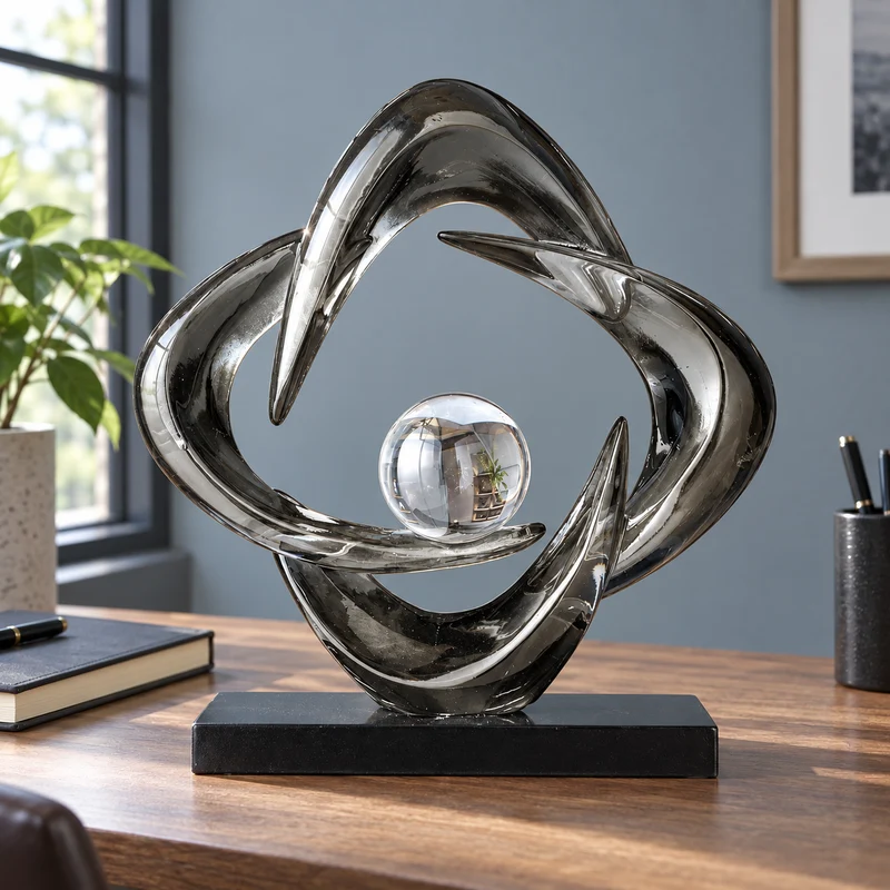 Virello Orbit Sphere Sculpture