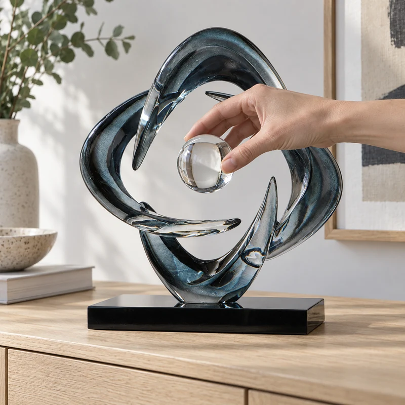 Virello Orbit Sphere Sculpture