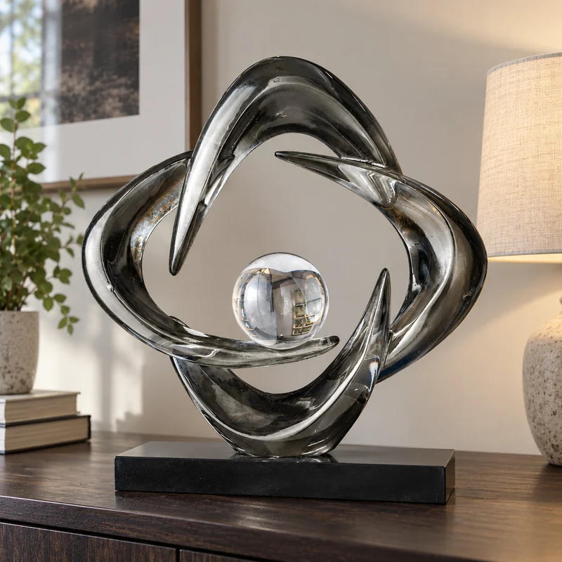 Virello Orbit Sphere Sculpture