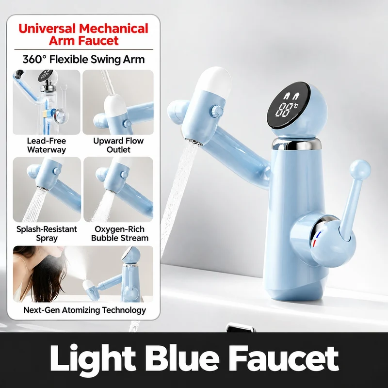 Robo Flow Smart Full-Rotating Digital Faucet