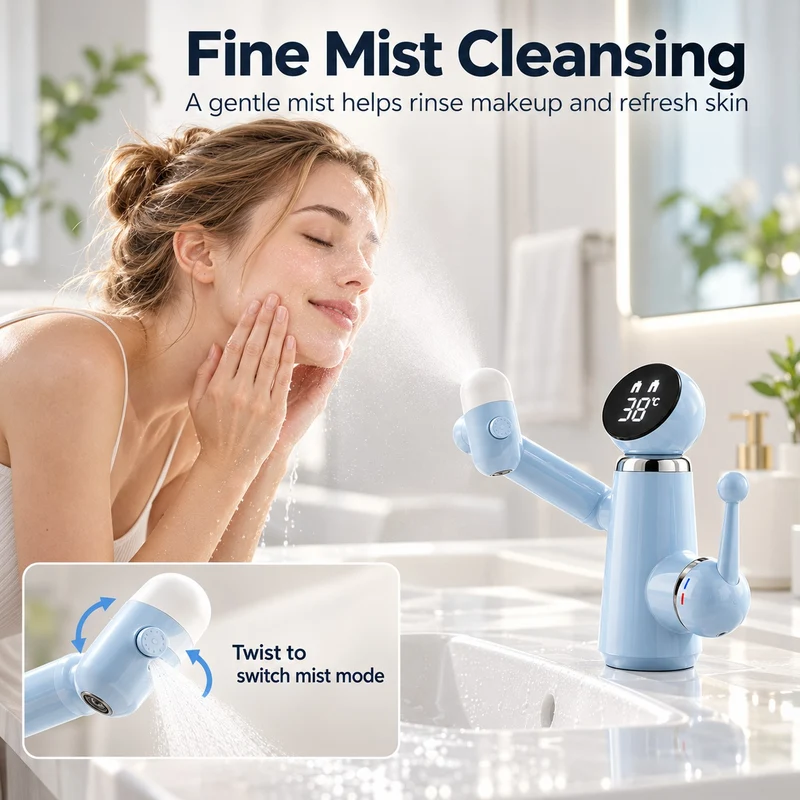 Robo Flow Smart Full-Rotating Digital Faucet