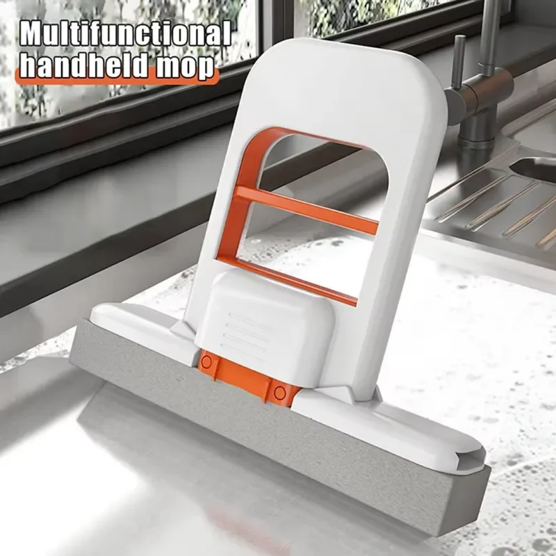 Foldable Sponge Mop with Spray for Easy Cleaning