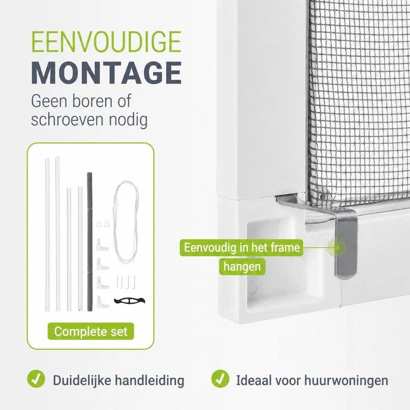 Fliegengitter für Fenster