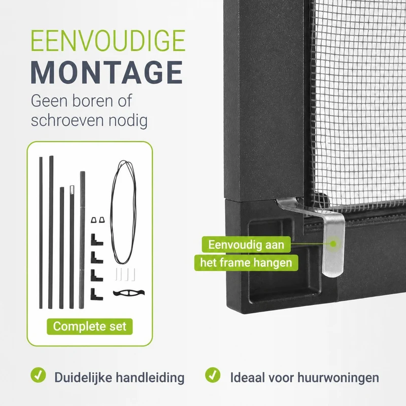 Fliegengitter für Fenster