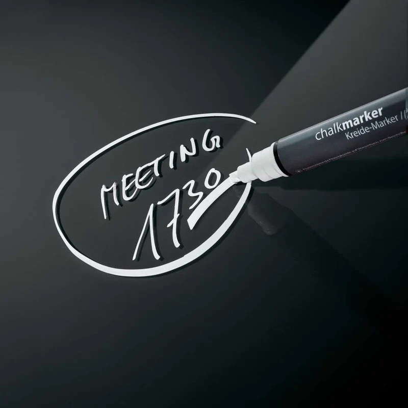 Kreidemarker 50 schwarz, weiß von Sigel