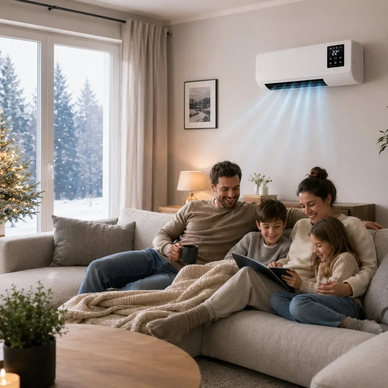 Refroidisseur et Chauffage Portable 2-en-1 | Contrôle Climatique Sans Installation