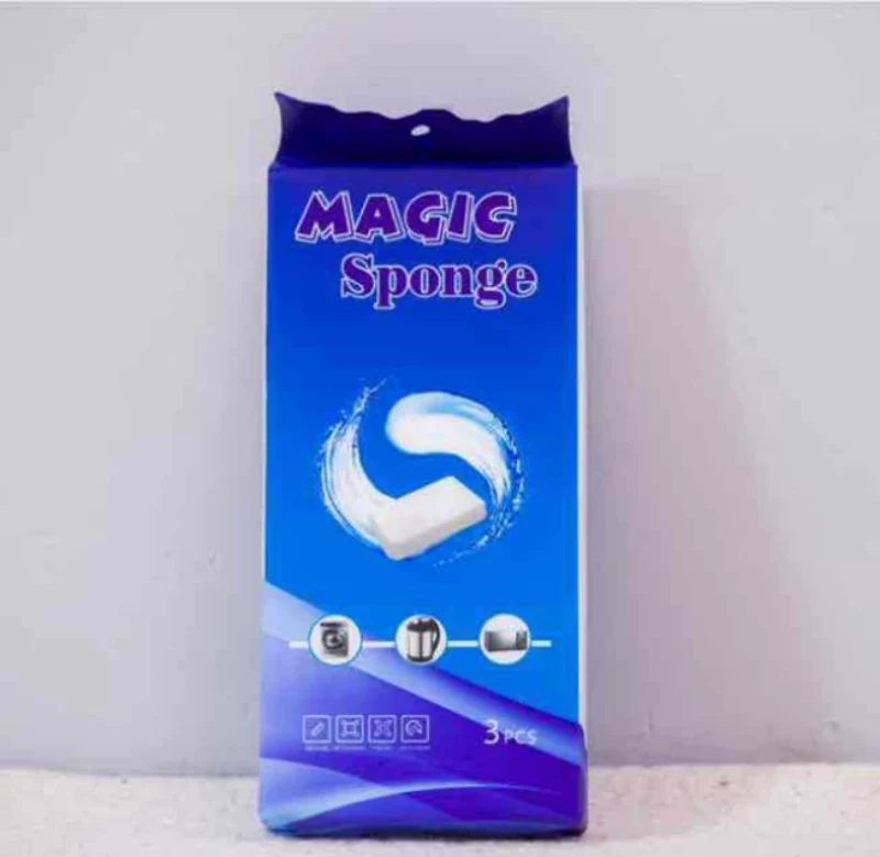 6-Pack Magic Sponge Eraser Set (High-Density Foam Cleaning Pads for Stain Removal)