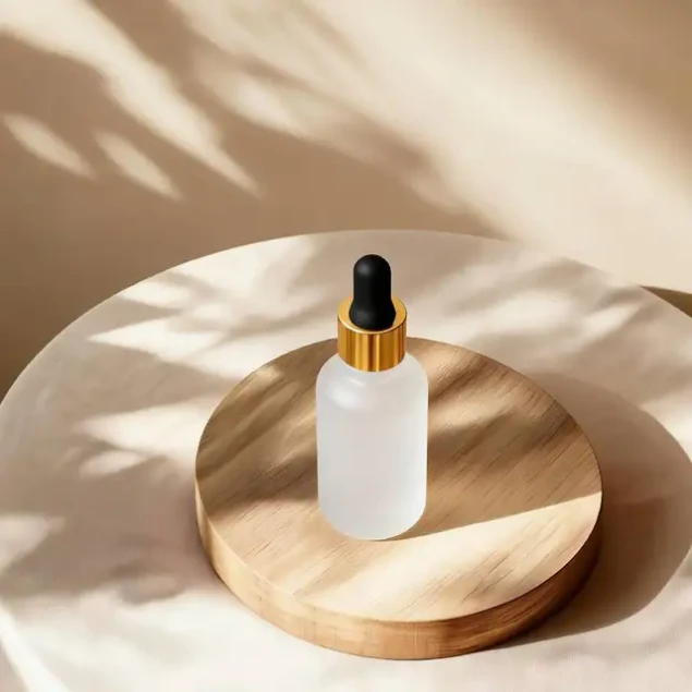 50ml Frosted Empty Serum Dropper Glass Bottle