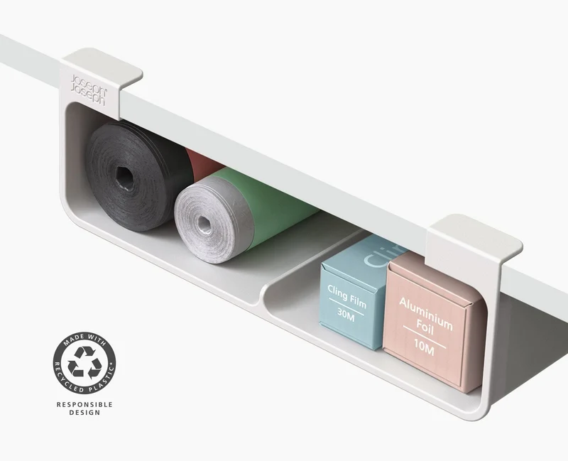 CupboardStore™ Großer Folien & Beutel Organizer aus recyceltem Plastik