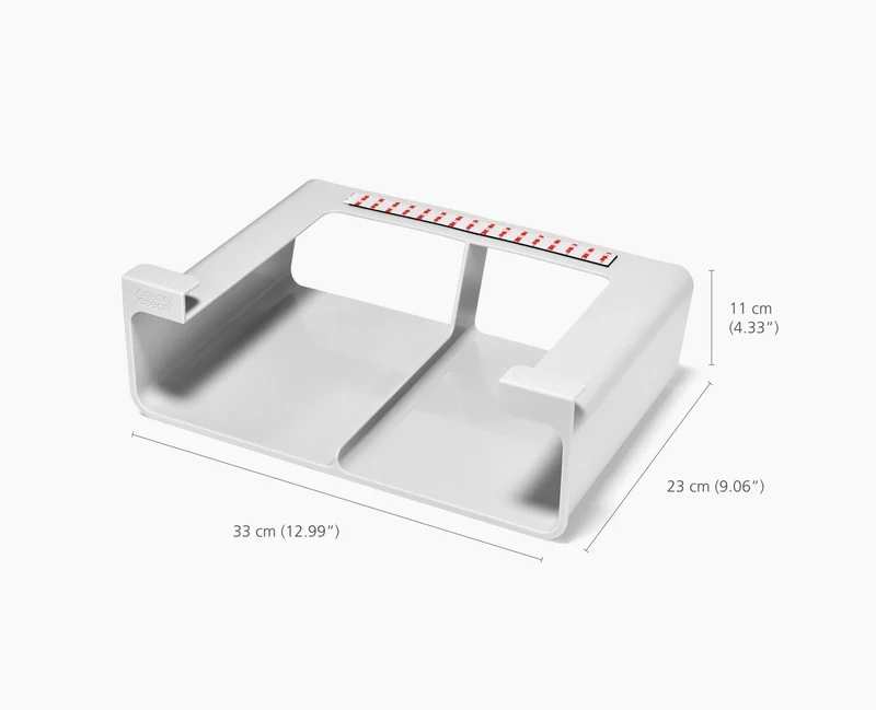 CupboardStore™ Großer Folien & Beutel Organizer aus recyceltem Plastik